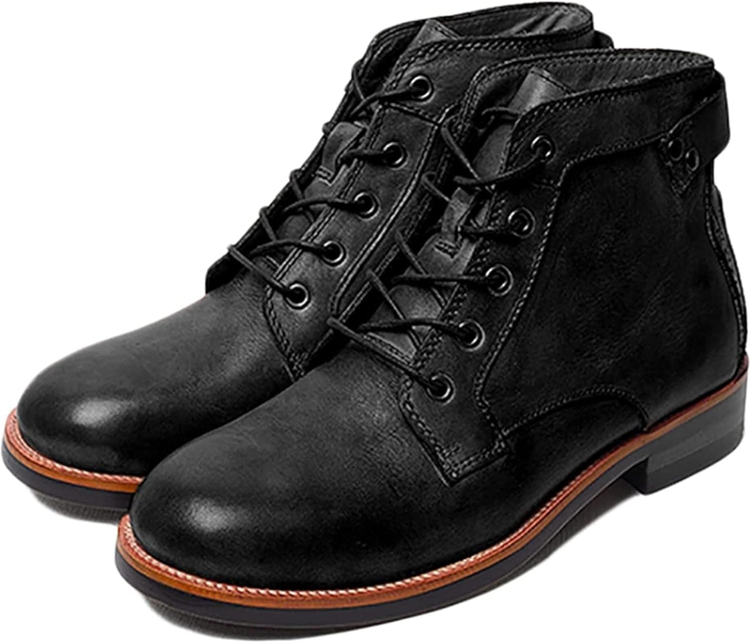 Мужские ботинки Yiozoi до щиколотки, рабочие, ветронепроницаемые, для осени и зимы, для прогулок на свежем воздухе, на шнуровке, высокие, мужские повседневные кожаные ботинки, черный
Мужские ботинки Yiozoi до щиколотки, рабочие, ветронепроницаемые, для осени и зимы, для прогулок на свежем воздухе, на шнуровке, высокие, мужские повседневные кожаные ботинки, черный