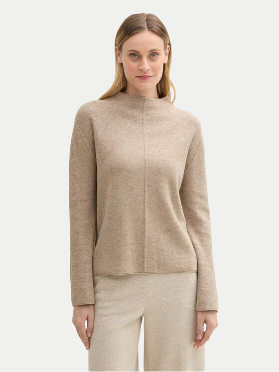 Свитер обычного кроя Tom Tailor, бежевый
Свитер обычного кроя Tom Tailor, бежевый