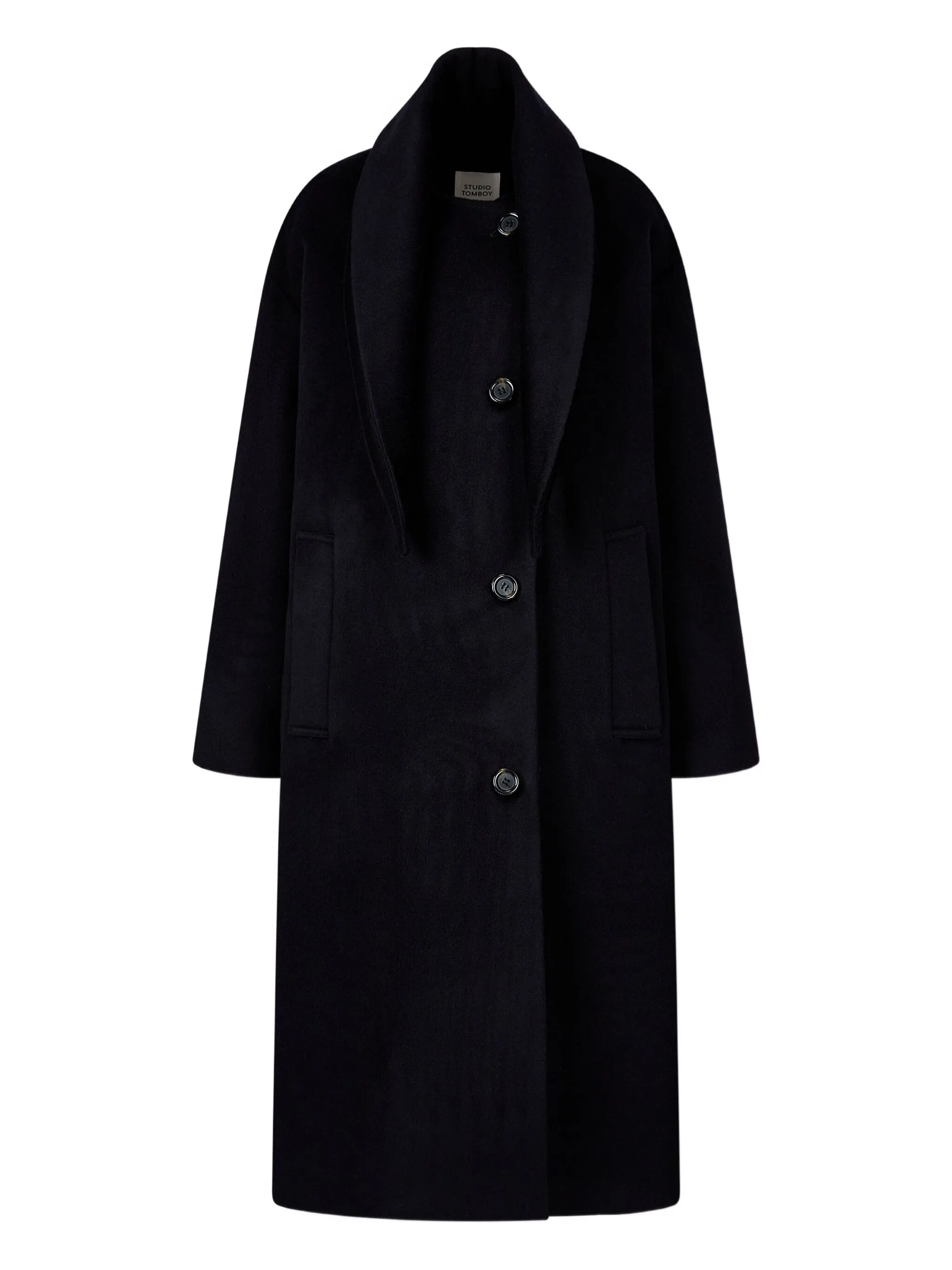 Пальто на пуговицах Tomboy, синий
Пальто на пуговицах Tomboy, синий