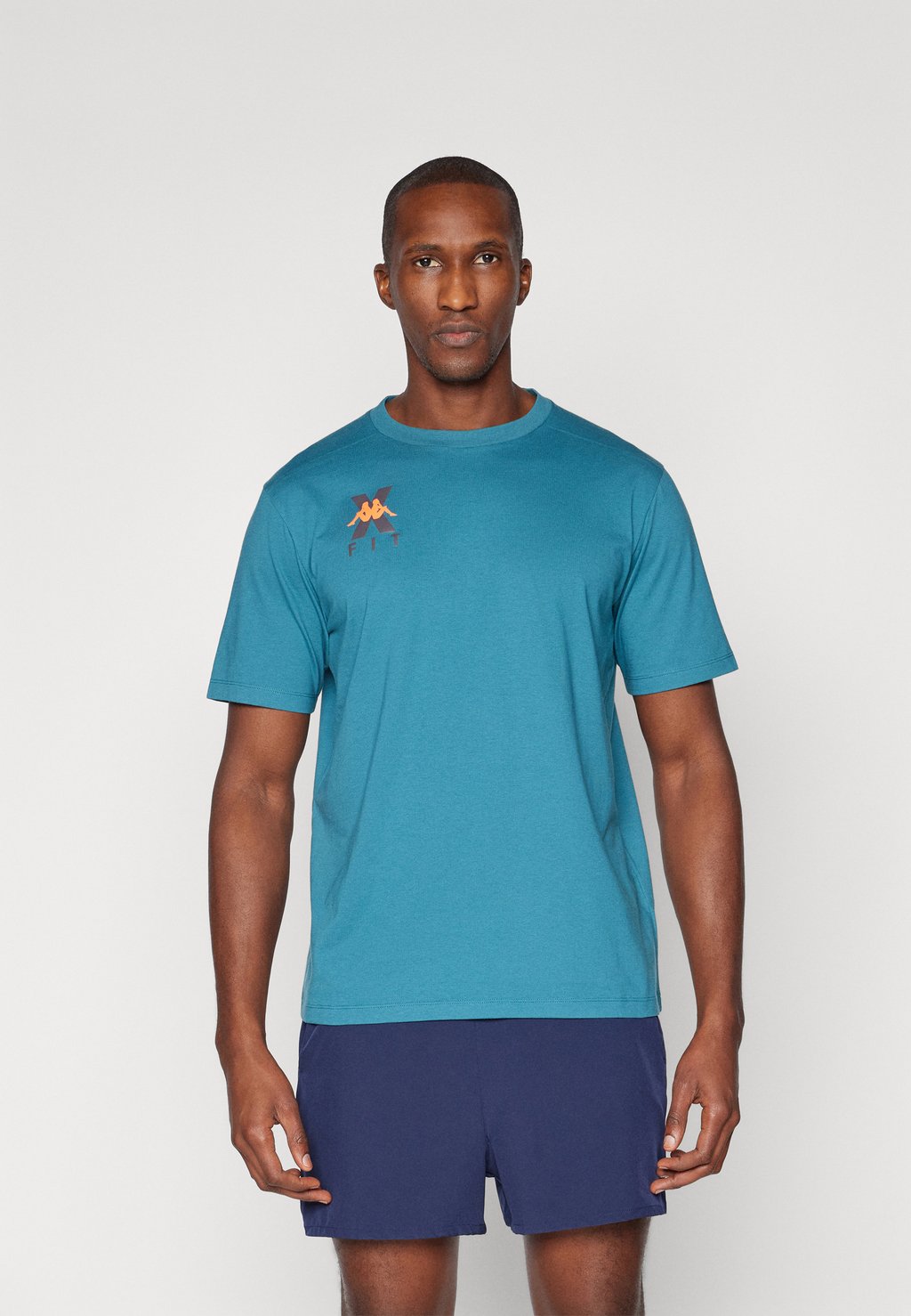 Футболка с принтом Kappa, сине-зеленый
Футболка с принтом Kappa, сине-зеленый