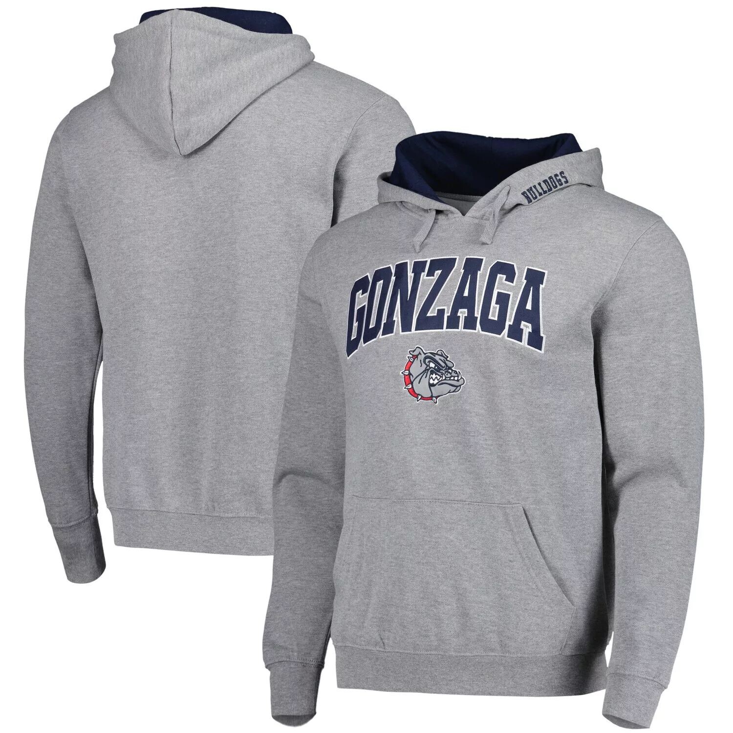 Мужской серый пуловер с капюшоном Colosseum Heathered Gonzaga Bulldogs Arch и Logo
Мужской серый пуловер с капюшоном Colosseum Heathered Gonzaga Bulldogs Arch и Logo
