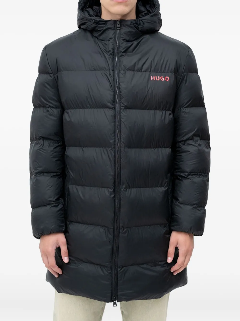 Стеганая куртка с капюшоном Hugo, черный
Стеганая куртка с капюшоном Hugo, черный