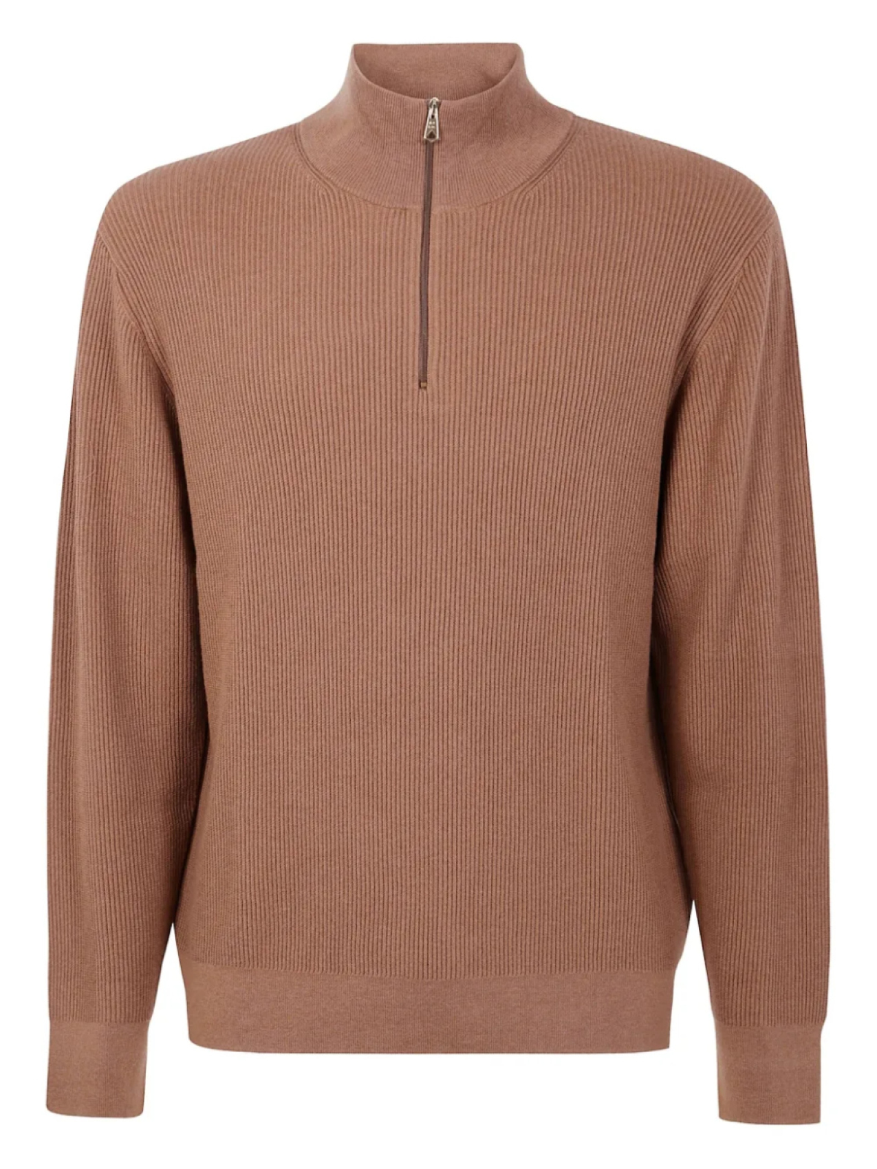 Ребристый свитер с застежкой-молнией от Paul Smith, коричневый
Ребристый свитер с застежкой-молнией от Paul Smith, коричневый