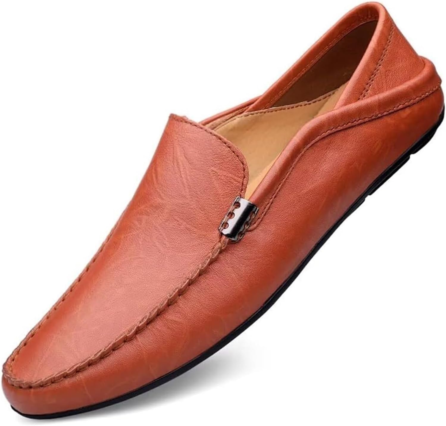 Мужские лоферы из премиальной натуральной кожи, повседневные удобные туфли без застежек, дышащие, и прогулок на свежем воздухе Generic, коричневый
Мужские лоферы из премиальной натуральной кожи, повседневные удобные туфли без застежек, дышащие, и прогулок на свежем воздухе Generic, коричневый