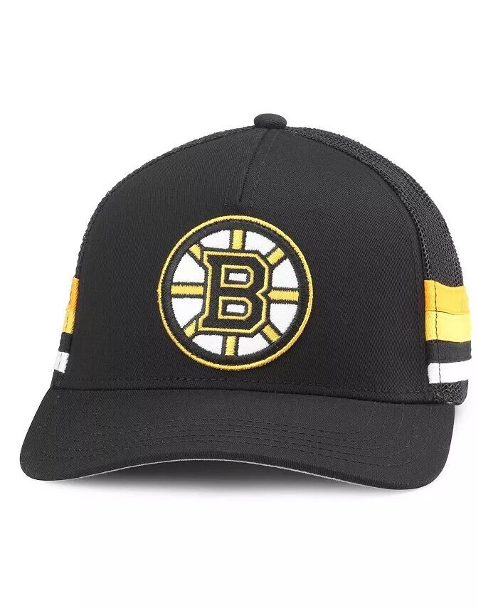 Мужская черная бейсболка Boston Bruins HotFoot Stripes Trucker Adjustable American Needle
Мужская черная бейсболка Boston Bruins HotFoot Stripes Trucker Adjustable American Needle