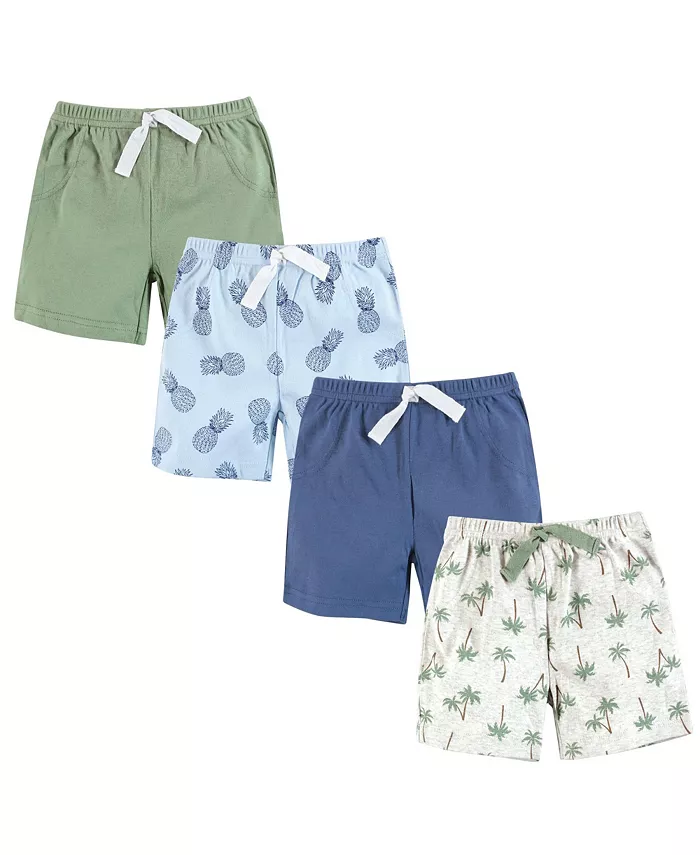 Набор из четырех пар спортивных шорт для мальчиков Hudson Baby, синий
Набор из четырех пар спортивных шорт для мальчиков Hudson Baby, синий