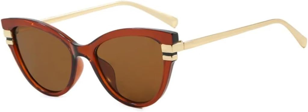 Солнцезащитные очки для мужчин и женщин - защита UV400 - градиентный цвет "кошачий глаз", металлические петли, для занятий спортом на открытом воздухе и вождения DSVIGF, Brown
Солнцезащитные очки для мужчин и женщин - защита UV400 - градиентный цвет "кошачий глаз", металлические петли, для занятий спортом на открытом воздухе и вождения DSVIGF, Brown