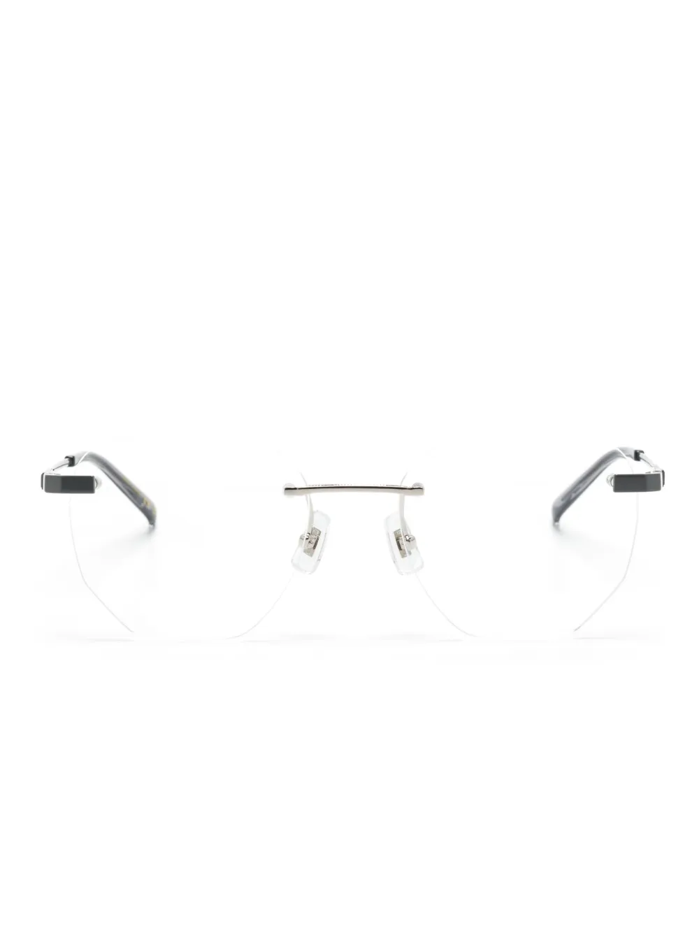 Очки в геометричной оправе Dunhill, серебристый
Очки в геометричной оправе Dunhill, серебристый