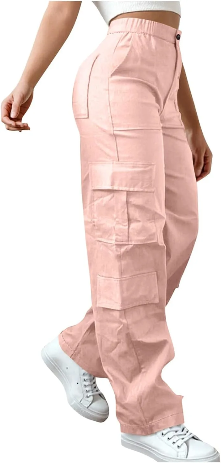 Высокие мешковатые карго-джинсы для женщин Y2K
Высокие мешковатые карго-джинсы для женщин Y2K