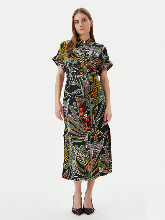 Свободный крой платья-рубашки LS2516059 Lola Casademunt, зеленый
Свободный крой платья-рубашки LS2516059 Lola Casademunt, зеленый