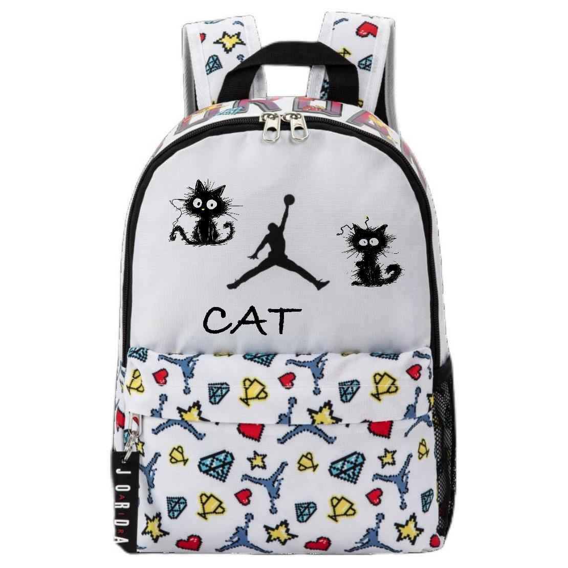 Jordan Полиэстеровый рюкзак обычный унисекс белый, Line Cat
Jordan Полиэстеровый рюкзак обычный унисекс белый, Line Cat