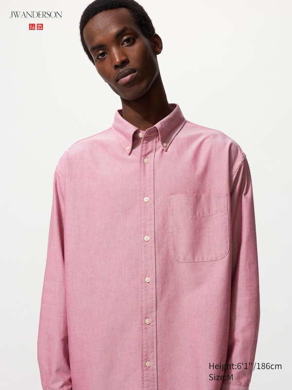 Оверсайз оксфордская рубашка Uniqlo, 13 red
Оверсайз оксфордская рубашка Uniqlo, 13 red