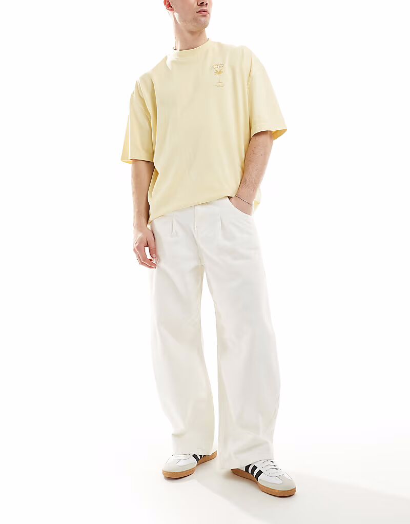 Джинсы свободного кроя ASOS DESIGN цвета экрю
Джинсы свободного кроя ASOS DESIGN цвета экрю