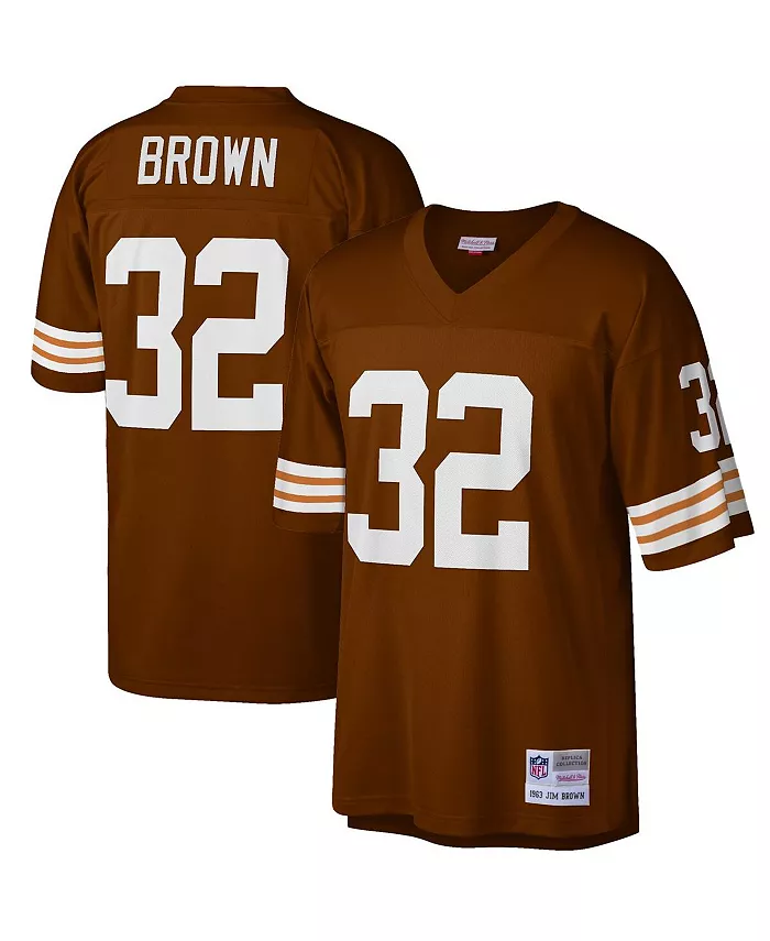 Мужская реплика джерси Джима Брауна Cleveland Browns 1963 года для высоких и полных Mitchell & Ness
Мужская реплика джерси Джима Брауна Cleveland Browns 1963 года для высоких и полных Mitchell & Ness