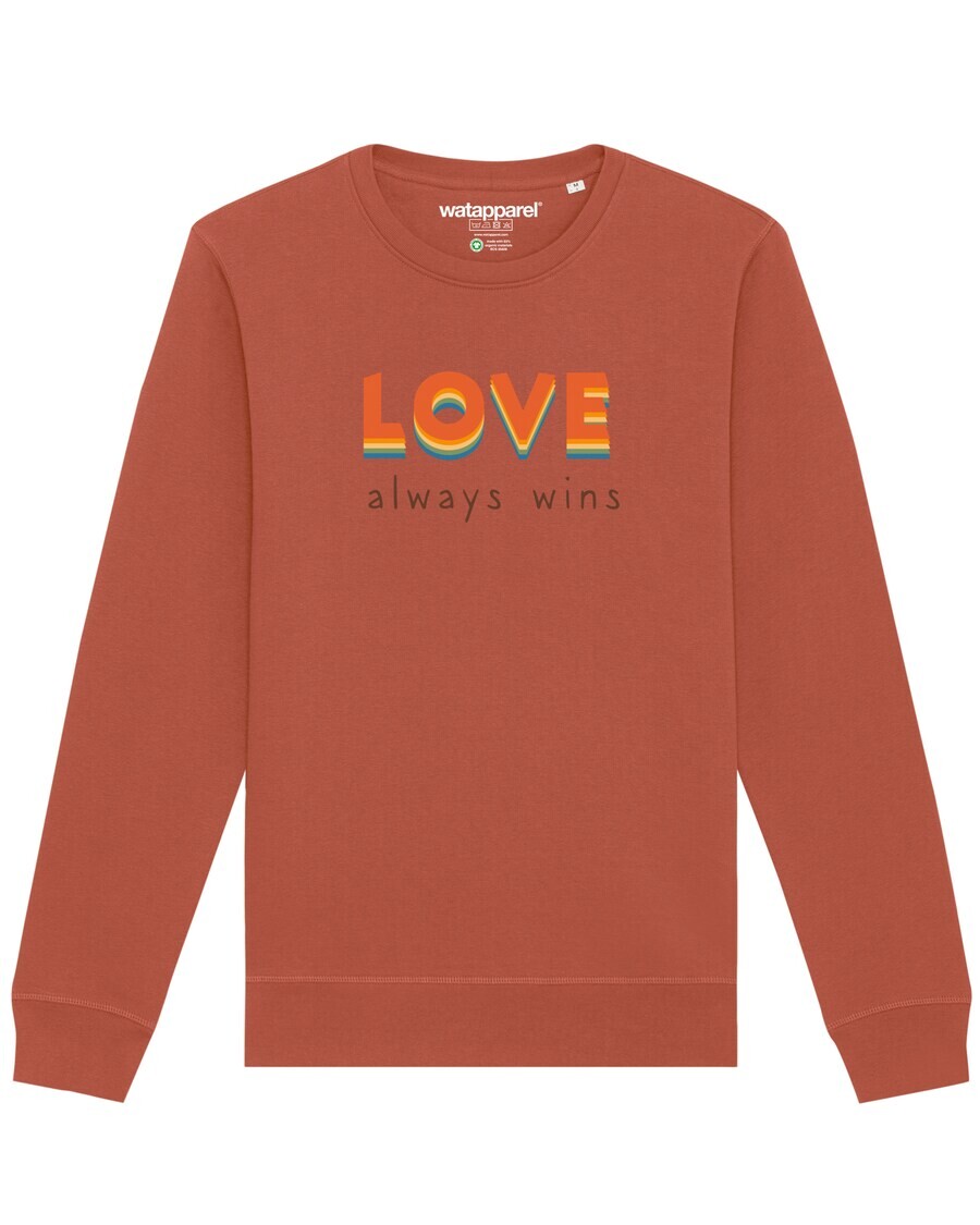 Свитер Watapparel Sweatshirt Love always wins, светло-коричневый
Свитер Watapparel Sweatshirt Love always wins, светло-коричневый