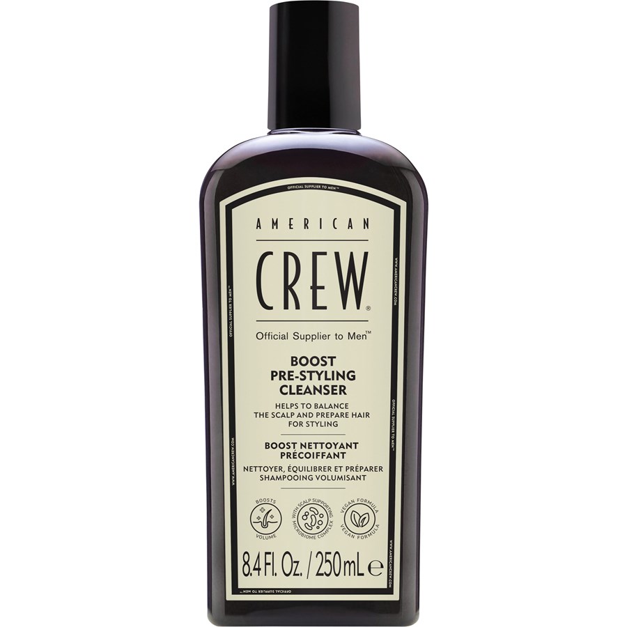 Шампунь American Crew Boost Pre-Styling Cleanser, 250 ml
Шампунь American Crew Boost Pre-Styling Cleanser, 250 ml
