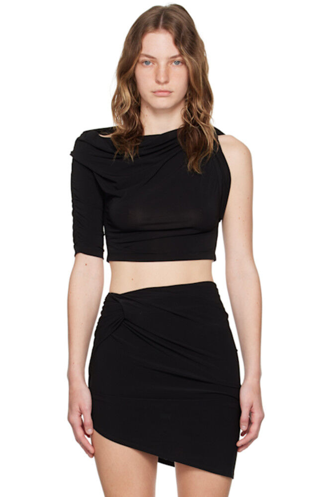 Черная футболка Les Rayures 'Le haut Drapeado' JACQUEMUS
Черная футболка Les Rayures 'Le haut Drapeado' JACQUEMUS