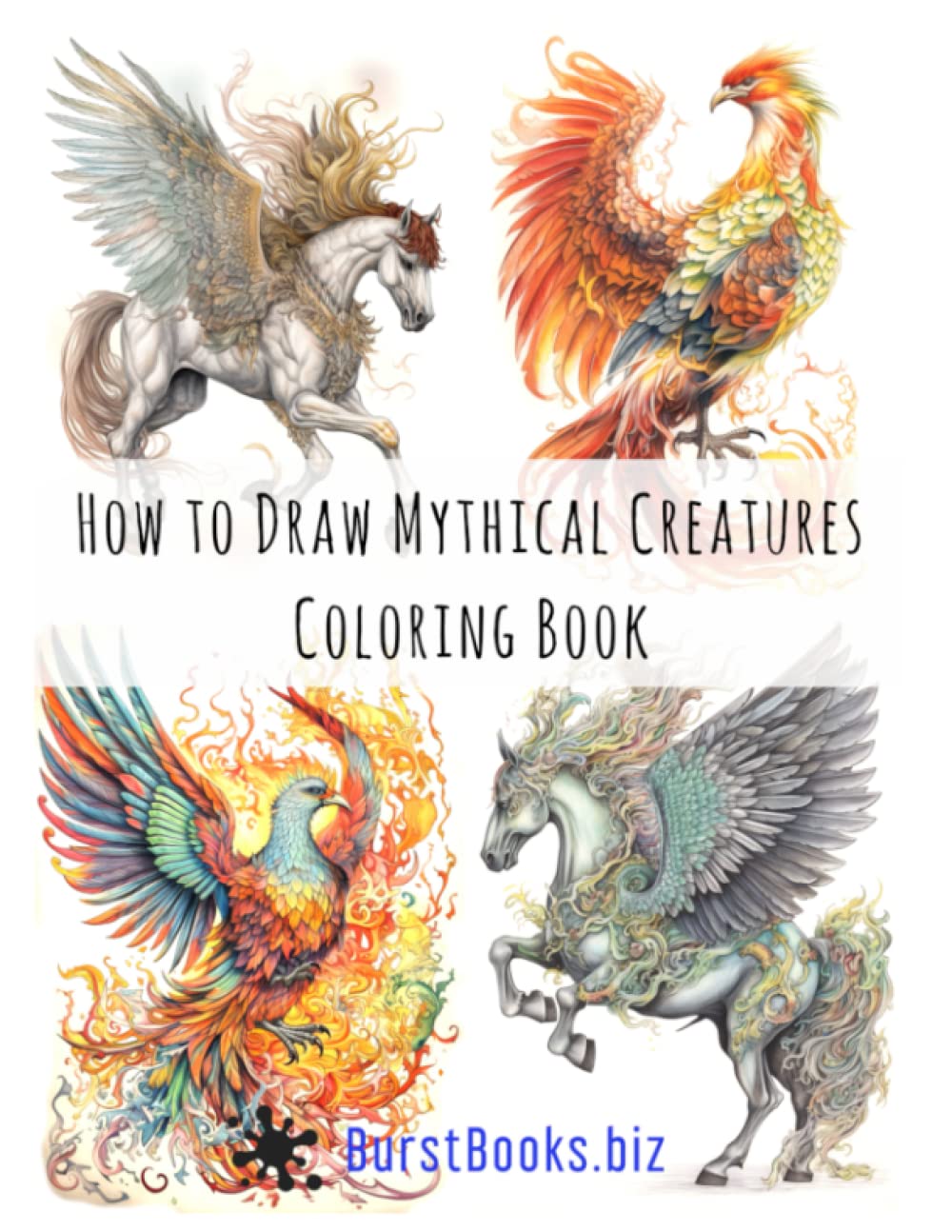 How to Draw Mythical Creatures Coloring Book: A Creative Guide to Drawing and Coloring Dragons, Griffins, and More (Independently published)
How to Draw Mythical Creatures Coloring Book: A Creative Guide to Drawing and Coloring Dragons, Griffins, and More (Independently published)
