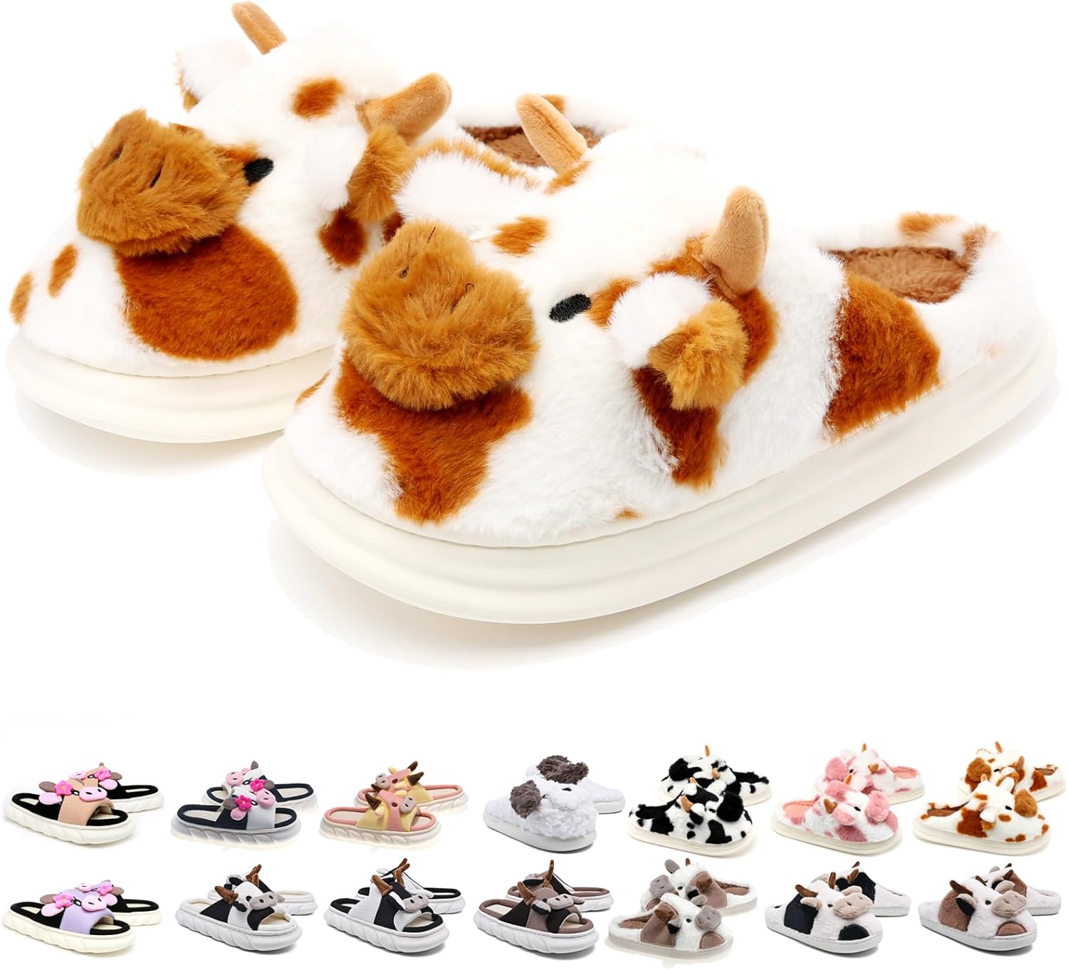 Тапочки SLAWOCE для женщин и мужчин, пушистые, милые и уютные, для дома и улицы, Spot Brown
Тапочки SLAWOCE для женщин и мужчин, пушистые, милые и уютные, для дома и улицы, Spot Brown