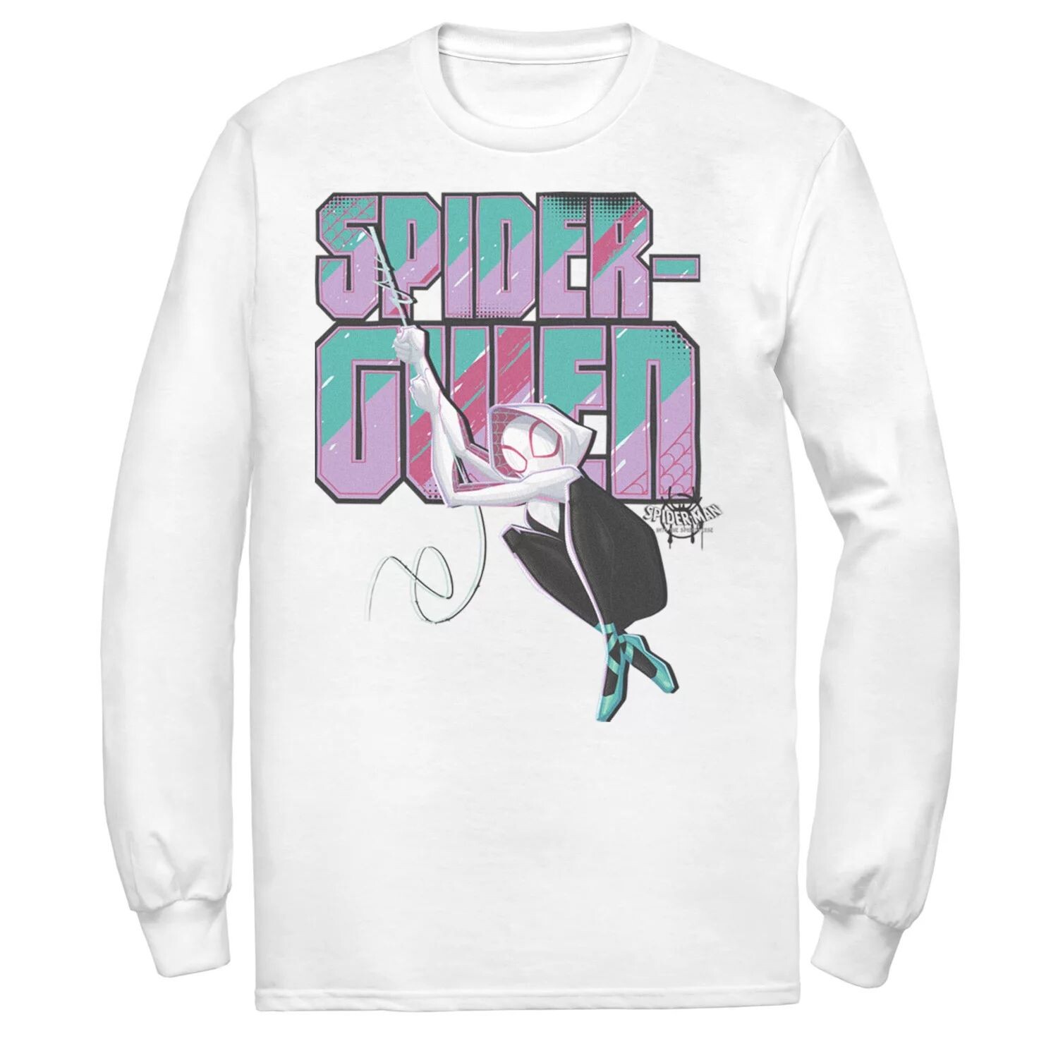 Мужская футболка с длинными рукавами и рисунком Marvel Spider-Man Spiderverse Gwen Swing
Мужская футболка с длинными рукавами и рисунком Marvel Spider-Man Spiderverse Gwen Swing