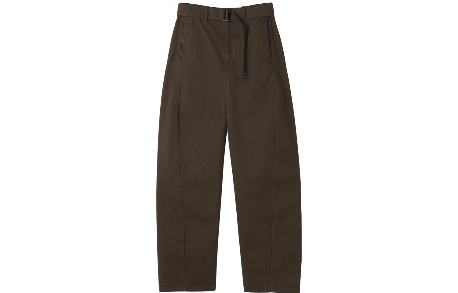 Перекрученные брюки с поясом Lemaire, коричневый
Перекрученные брюки с поясом Lemaire, коричневый