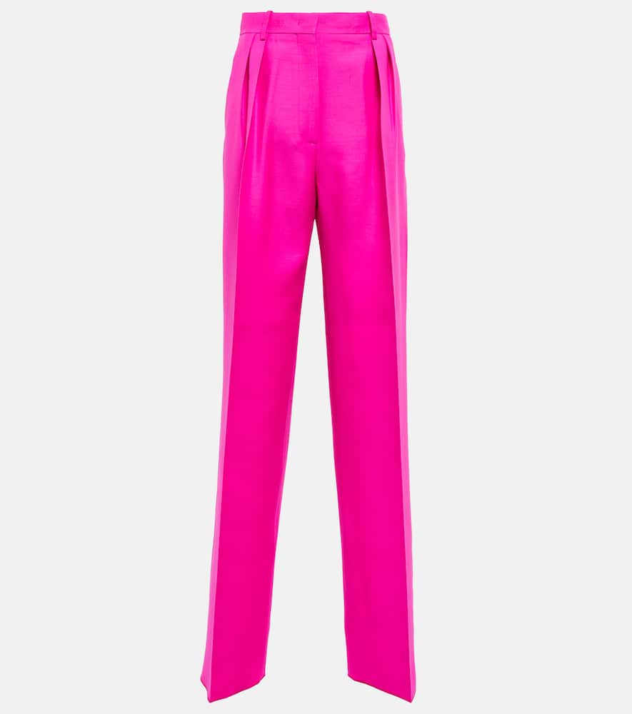 Прямые брюки из шерсти и шёлкового крепа Valentino
Прямые брюки из шерсти и шёлкового крепа Valentino