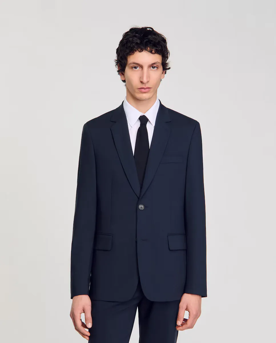 Мужской шерстяной пиджак Sandro, синий
Мужской шерстяной пиджак Sandro, синий