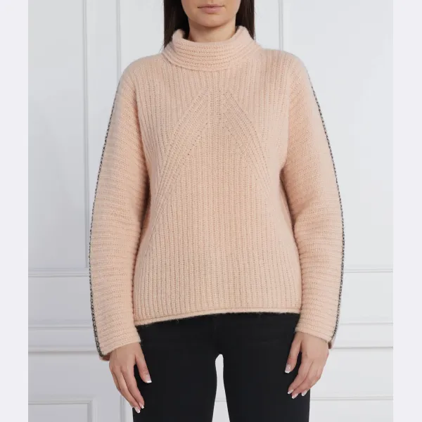 Свитер свободного кроя с добавлением шерсти Marc Cain, розовый
Свитер свободного кроя с добавлением шерсти Marc Cain, розовый