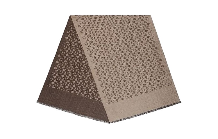 Шарф вязаный Gucci, темно-бежевый 
Шарф вязаный Gucci, темно-бежевый