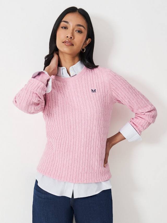 Вязаный свитер Heritage Cable Crew Clothing, Light Pink
Вязаный свитер Heritage Cable Crew Clothing, Light Pink