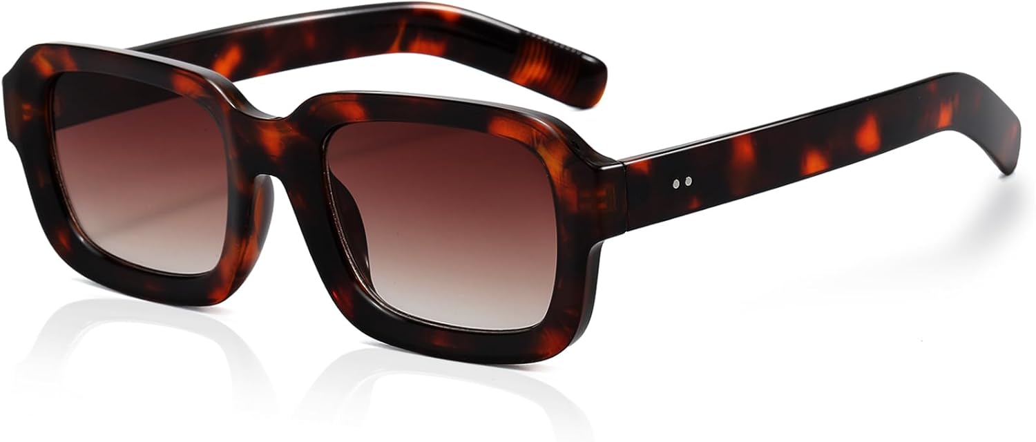 Ретро-солнцезащитные очки квадратной формы для женщин и мужчин, модные толстые прямоугольные солнцезащитные очки в стиле 90-х. Винтажные очки SevenColor, Tortoise/Brown Gradient
Ретро-солнцезащитные очки квадратной формы для женщин и мужчин, модные толстые прямоугольные солнцезащитные очки в стиле 90-х. Винтажные очки SevenColor, Tortoise/Brown Gradient