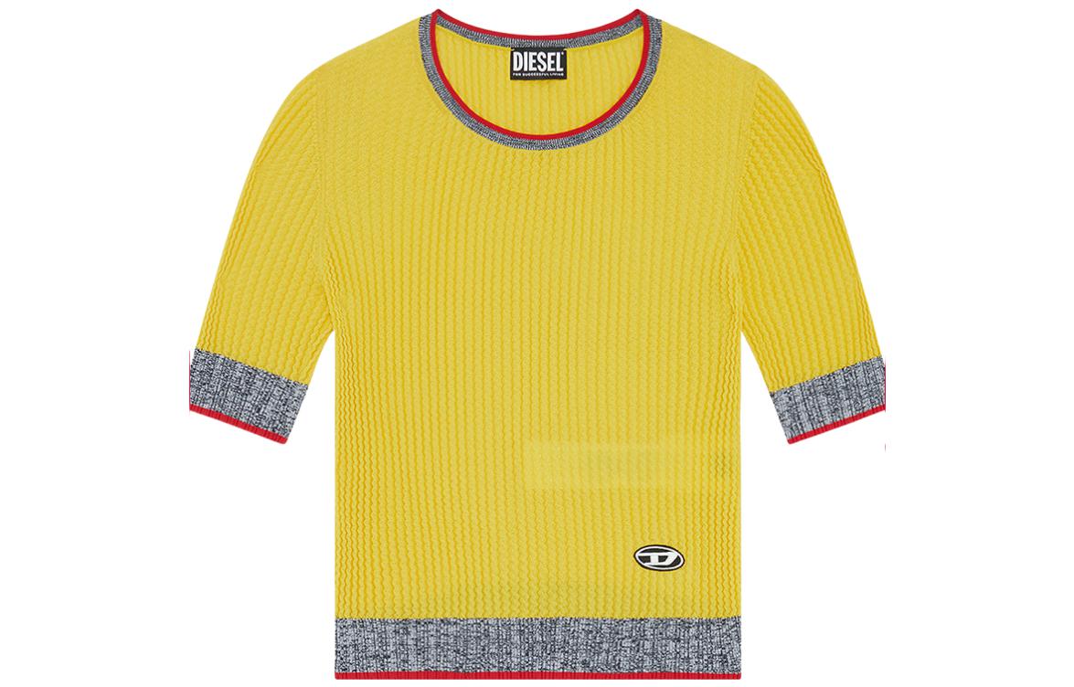 Трикотажная футболка DIESEL женская желтая
Трикотажная футболка DIESEL женская желтая