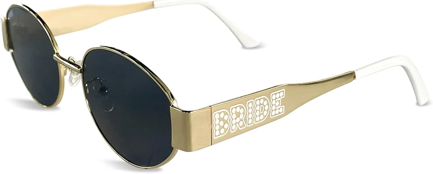 Солнцезащитные очки Bride's Babes для девичника, украшения для девичника, аксессуары для свадебного торжества, металлические оправы, подарок для невесты, White
Солнцезащитные очки Bride's Babes для девичника, украшения для девичника, аксессуары для свадебного торжества, металлические оправы, подарок для невесты, White