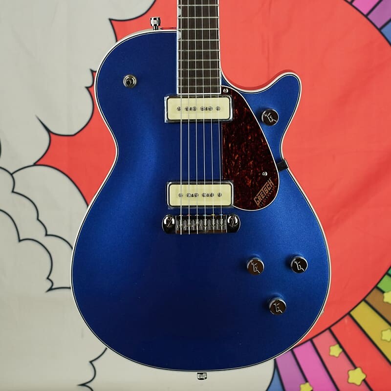 Электрогитара Gretsch G5210-P90 Electromatic Jet Two 90 Single-Cut with Wraparound, Laurel Fingerboard, Fairlane Blue
Электрогитара Gretsch G5210-P90 Electromatic Jet Two 90 Single-Cut with Wraparound, Laurel Fingerboard, Fairlane Blue