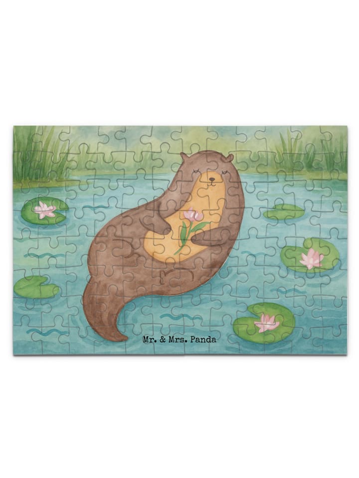 Mr. & Mrs. Panda Дизайн пазла «Выдра и водяная лилия» без надписи белым цветом
Mr. & Mrs. Panda Дизайн пазла «Выдра и водяная лилия» без надписи белым цветом