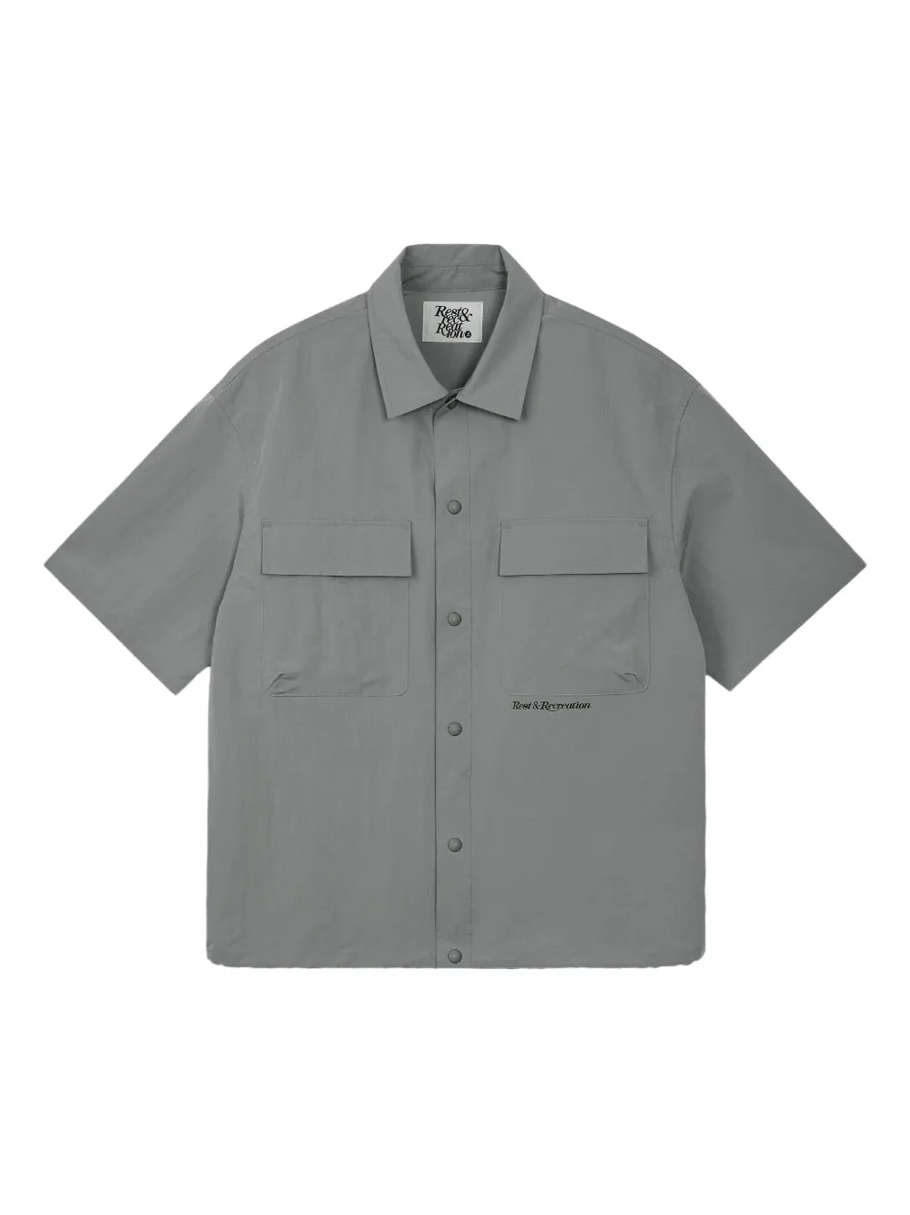 Рубашка с короткими рукавами и карманом Rest&Recreation, серый
Рубашка с короткими рукавами и карманом Rest&Recreation, серый