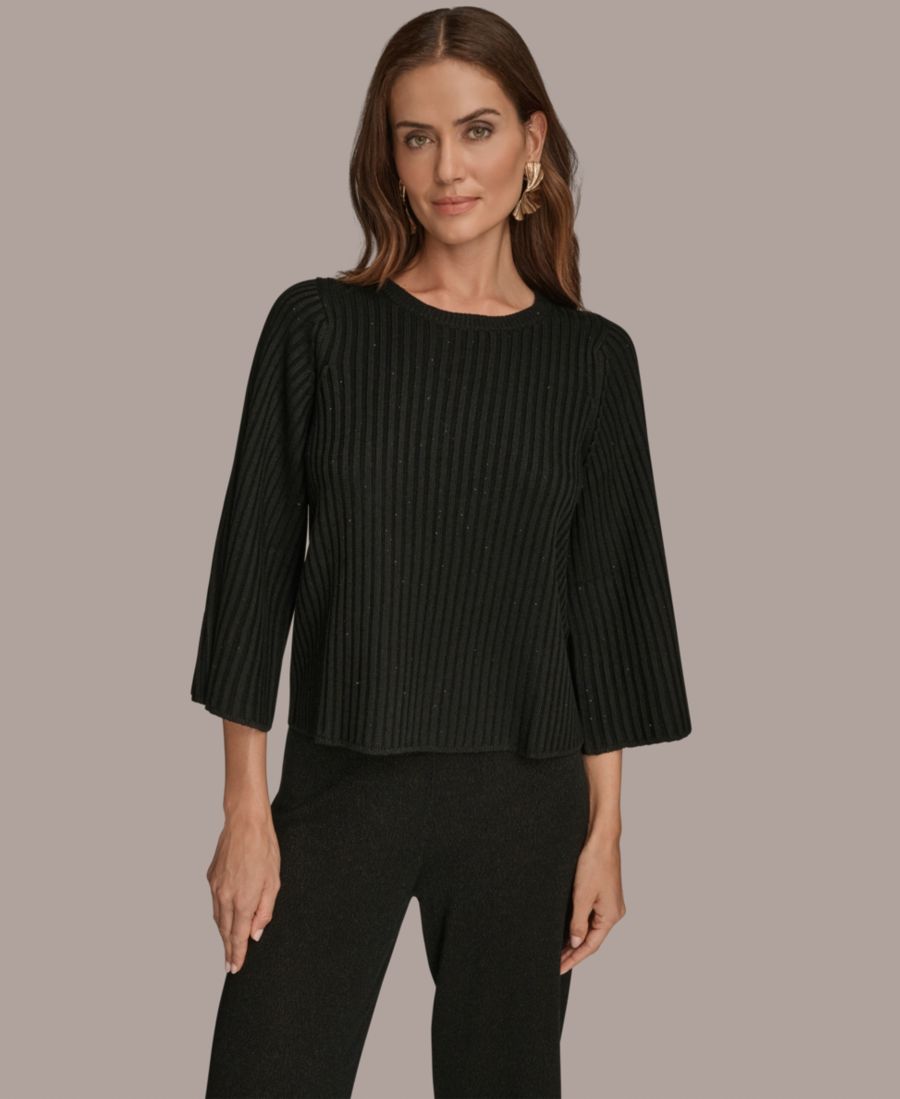 Женский свитер, украшенный микропайетками Donna Karan New York, Black
Женский свитер, украшенный микропайетками Donna Karan New York, Black