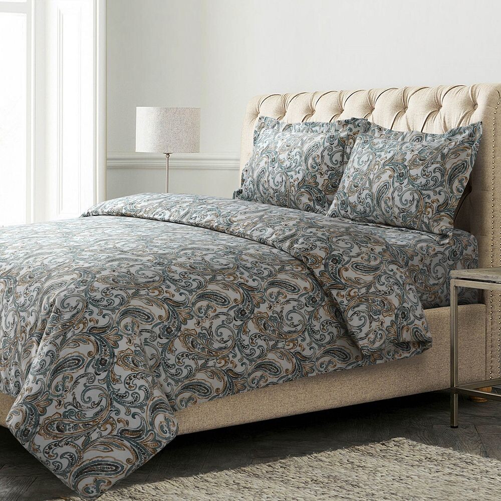 Комплект фланелевых пододеяльников Tribeca Camilla Paisley 170-GSM с накладками, цвет Medium Green
Комплект фланелевых пододеяльников Tribeca Camilla Paisley 170-GSM с накладками, цвет Medium Green