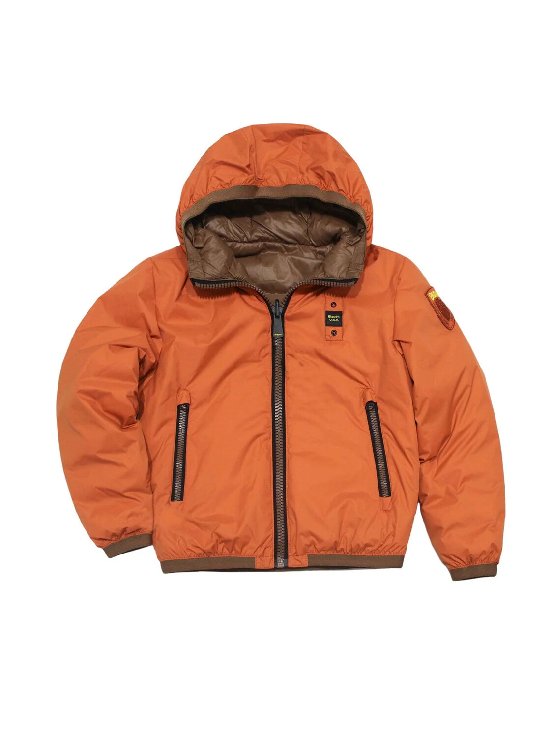 Пуховик piumino reversibile ragazzi Blauer, оранжевый
Пуховик piumino reversibile ragazzi Blauer, оранжевый