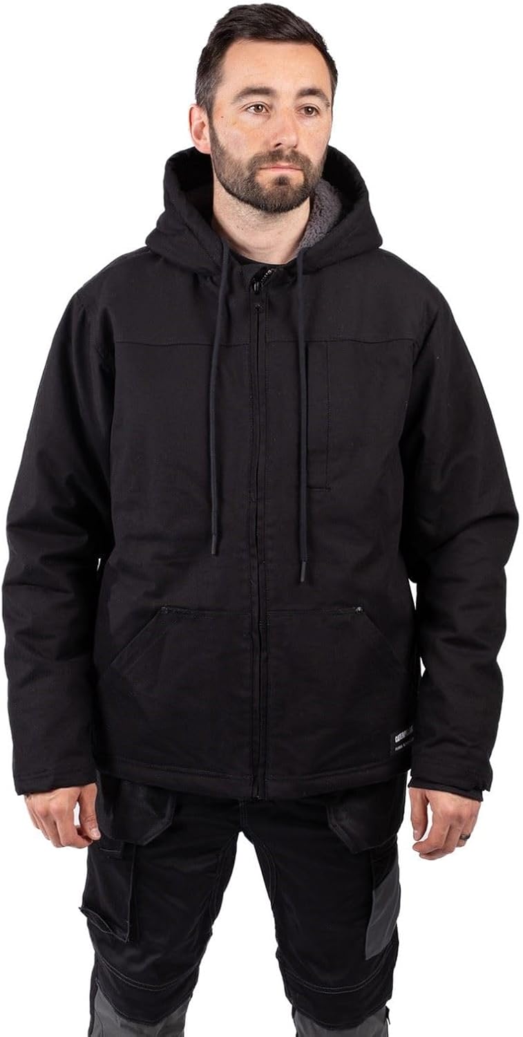 Куртка CAT Workwear мужская с капюшоном, Sherpa подкладкой и молнией, Black
Куртка CAT Workwear мужская с капюшоном, Sherpa подкладкой и молнией, Black