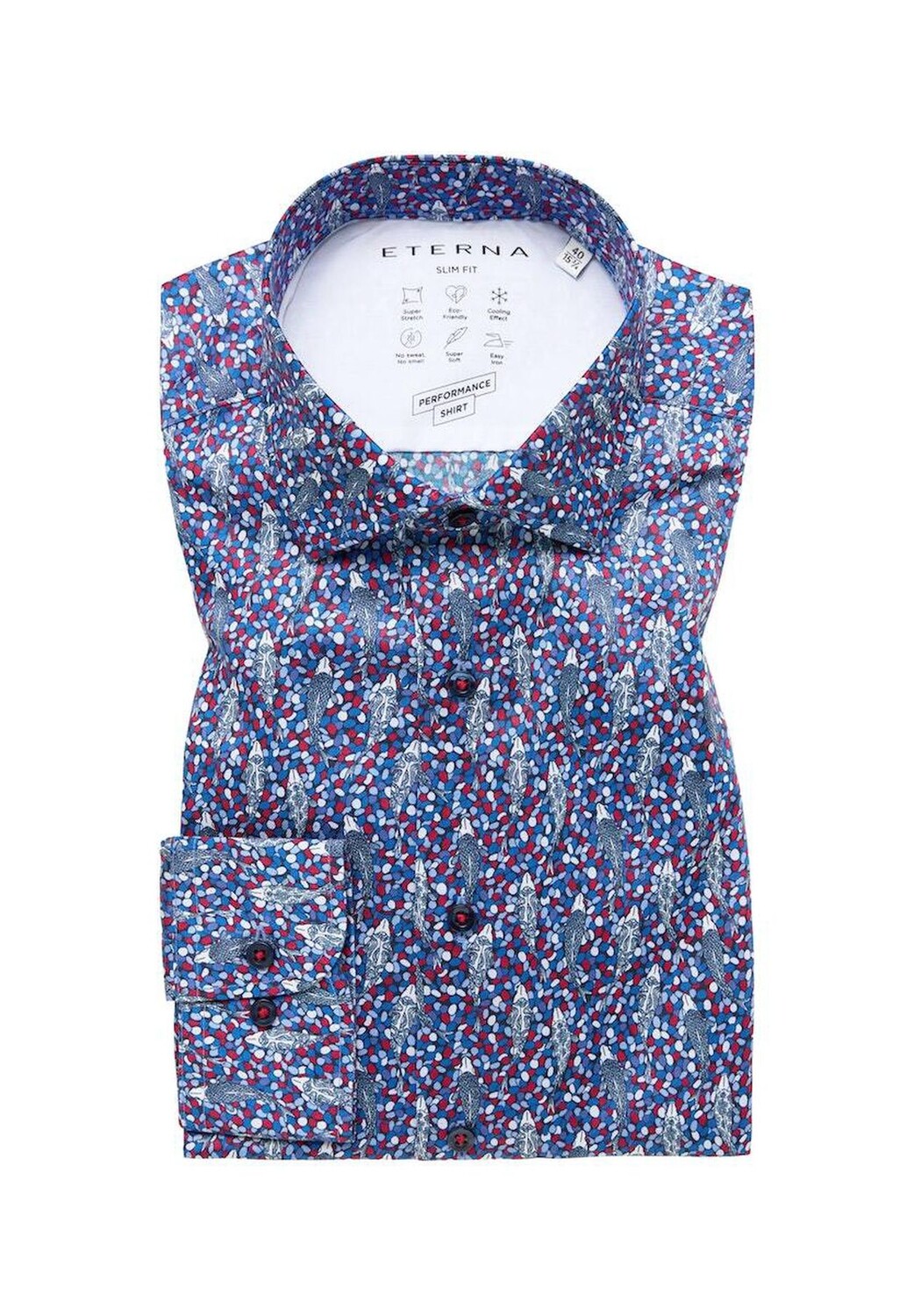 Рубашка Performance SLIM FIT ETERNA, синий
Рубашка Performance SLIM FIT ETERNA, синий