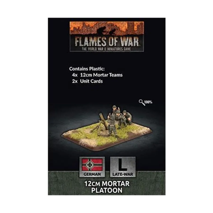Взвод 12-см минометов, Flames of War - WWII - German - Artillery, AA, AT & AFV's (4th Edition)
Взвод 12-см минометов, Flames of War - WWII - German - Artillery, AA, AT & AFV's (4th Edition)