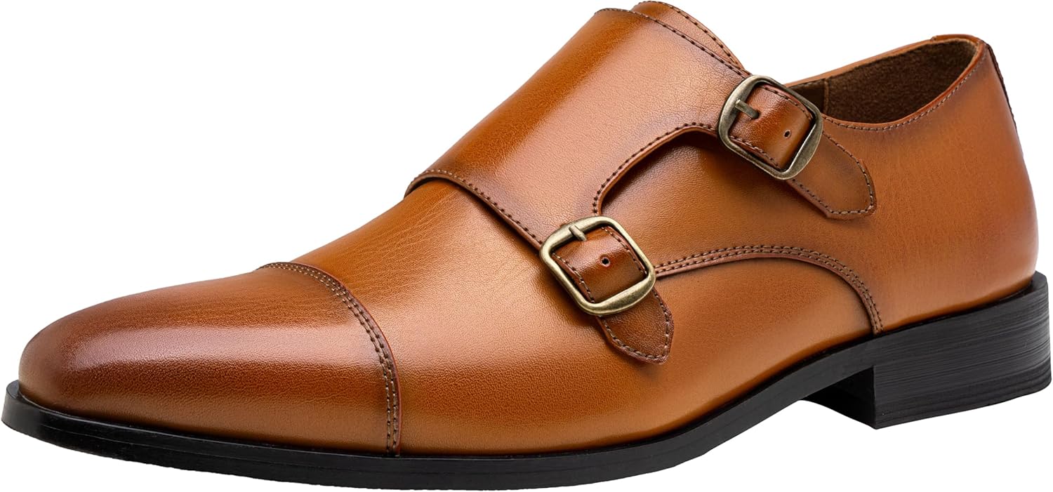 Мужские туфли Jousen с монковой застежкой, коричневый
Мужские туфли Jousen с монковой застежкой, коричневый