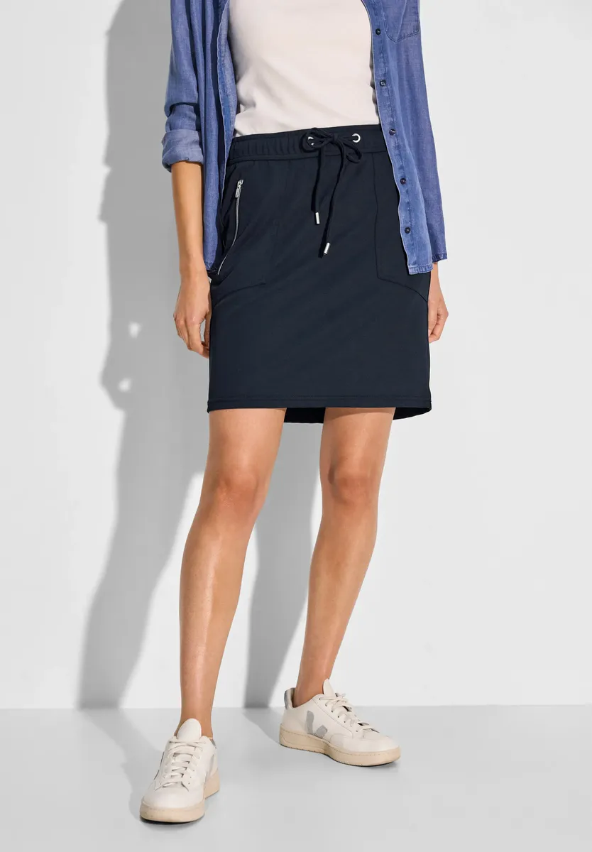 Мини-юбка Cecil, эластичный пояс с кулиской, синий
Мини-юбка Cecil, эластичный пояс с кулиской, синий