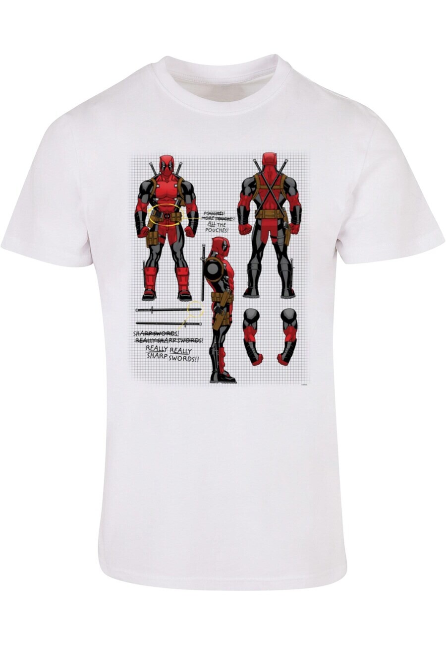 Классическая футболка ABSOLUTE CULT Shirt Deadpool - Action Figure Plans, белый
Классическая футболка ABSOLUTE CULT Shirt Deadpool - Action Figure Plans, белый