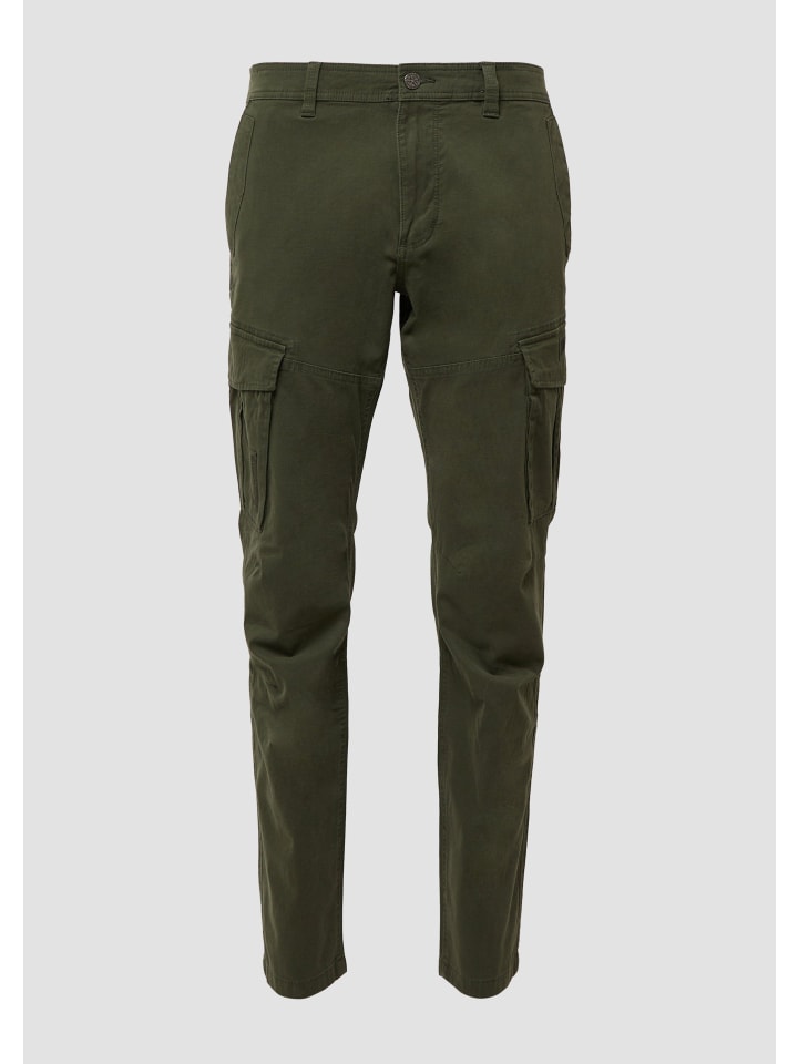 Тканевые брюки s.Oliver, оливковый
Тканевые брюки s.Oliver, оливковый