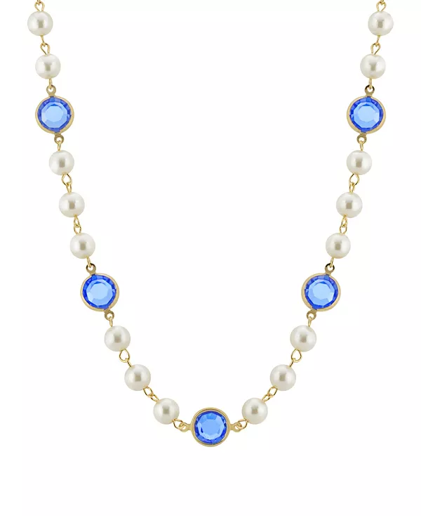 Золотисто-Имитационный жемчуг с синими каналами, регулируемое ожерелье длиной 16 дюймов 2028, blue
Золотисто-Имитационный жемчуг с синими каналами, регулируемое ожерелье длиной 16 дюймов 2028, blue