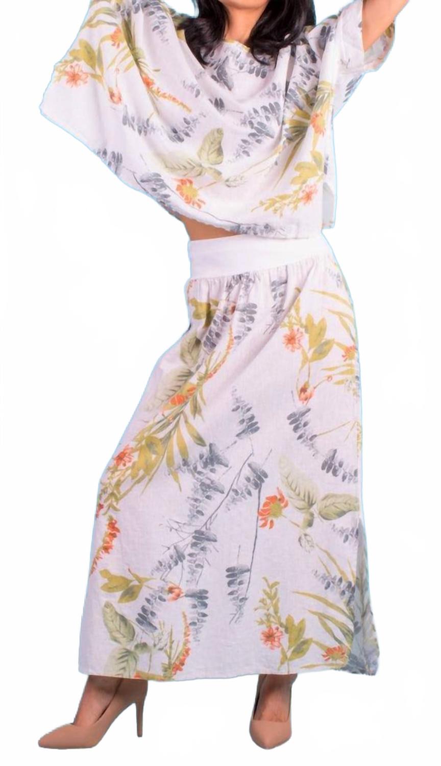 Юбка макси из льна Ninfa белого цвета Gigi Moda, белый
Юбка макси из льна Ninfa белого цвета Gigi Moda, белый