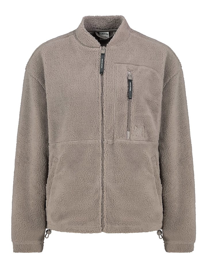 Флисовая куртка серо-коричневого цвета Sublevel
Флисовая куртка серо-коричневого цвета Sublevel