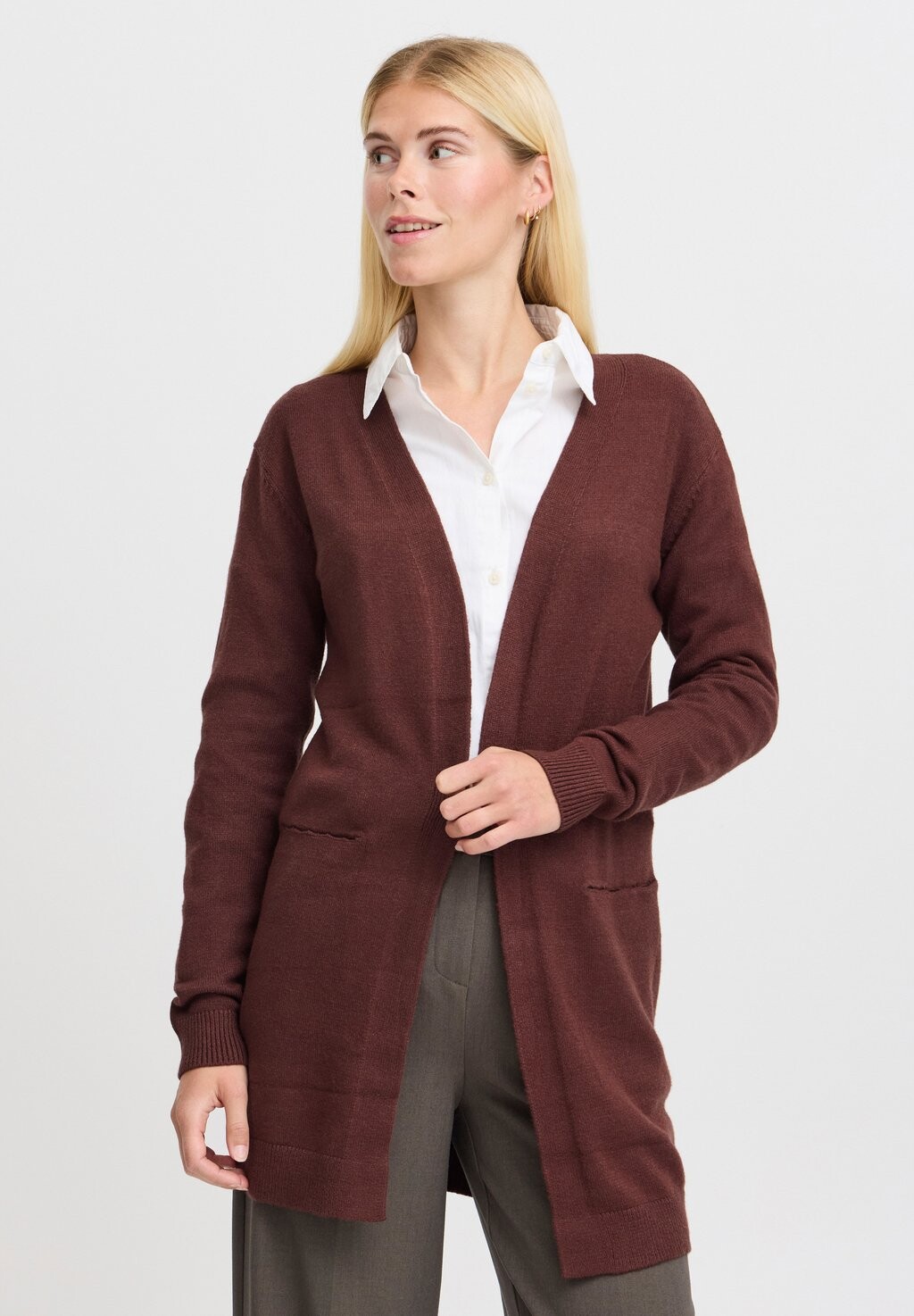 Кардиган NONINA b.young, коричневый 
Кардиган NONINA b.young, коричневый